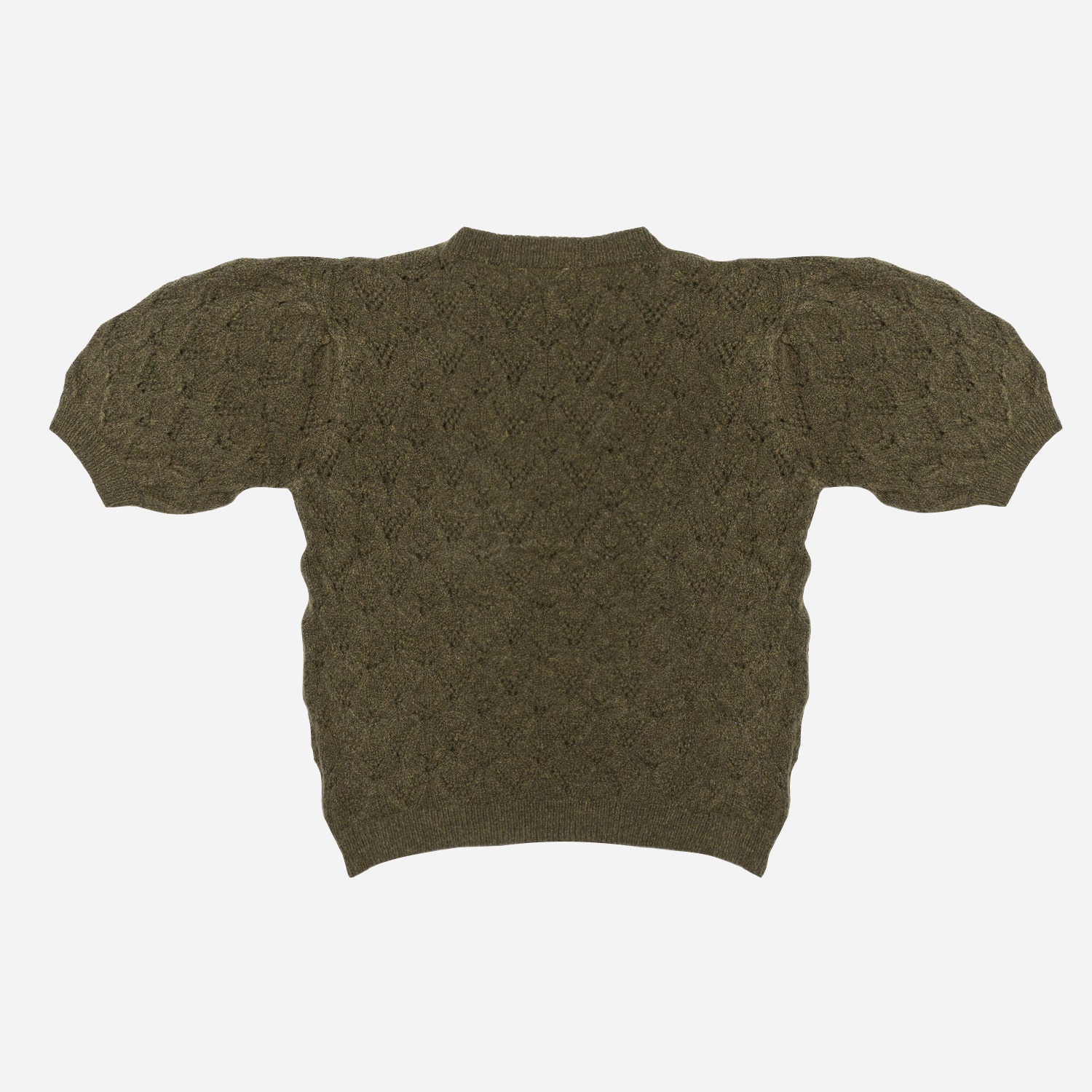 Pull TEXTO kaki tricot ajouré