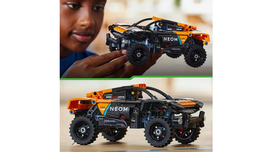 LEGO Technic 42166 NEOM McLaren Extreme E Race Car Set, Spielzeug-Auto