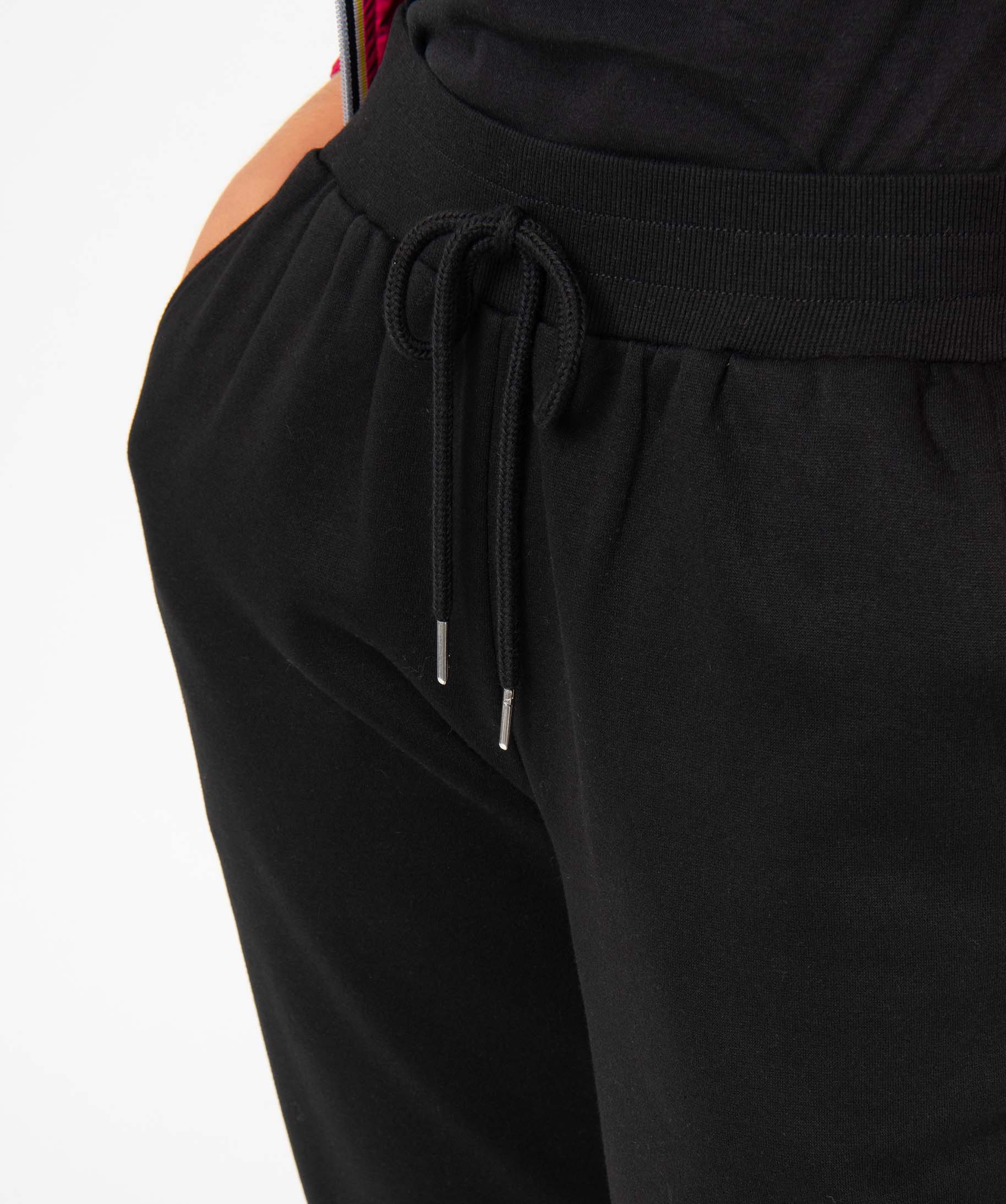 Pantalon de jogging femme molletonné noir | GEMO