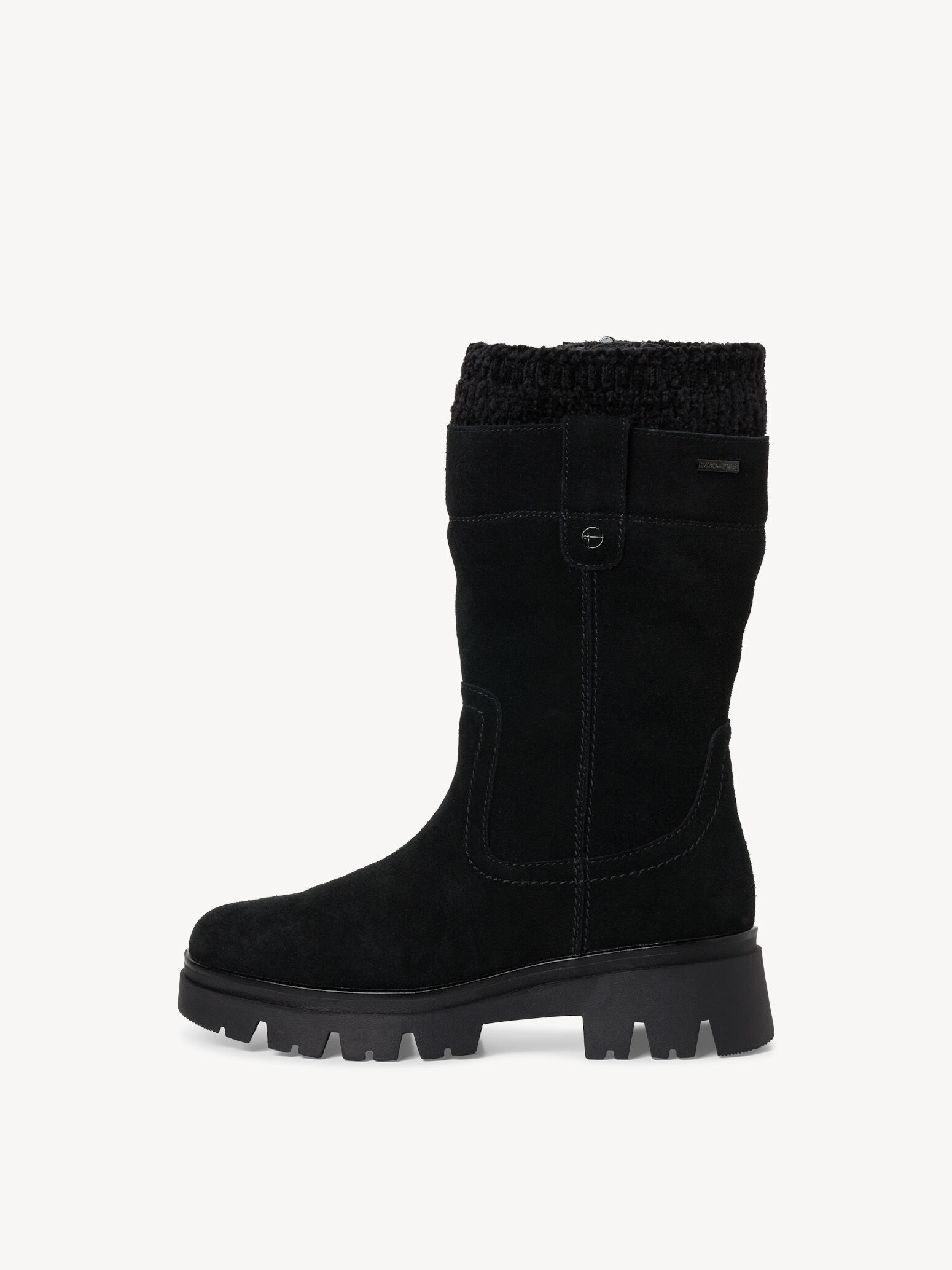 Bottine en cuir - noir