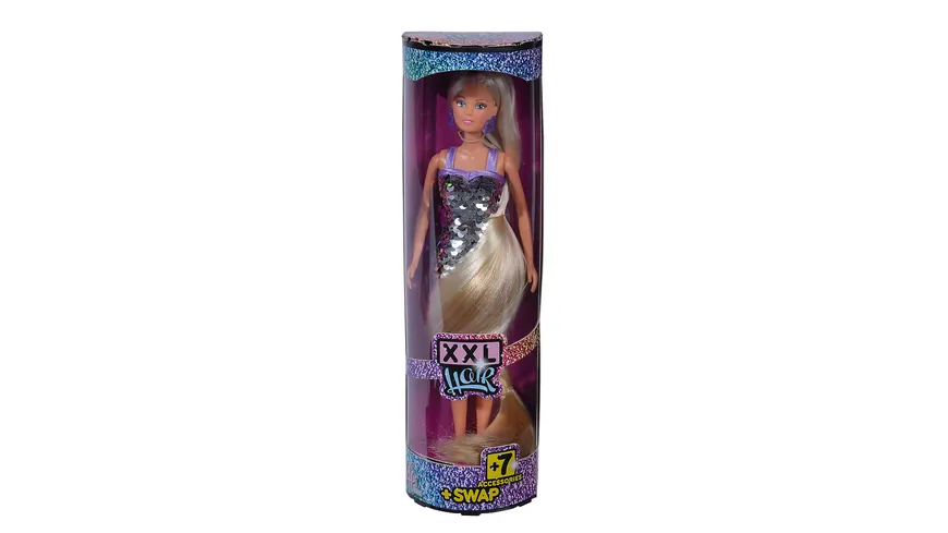 Simba - Steffi Love XXL Hair, Steffi im Paillettenkleid