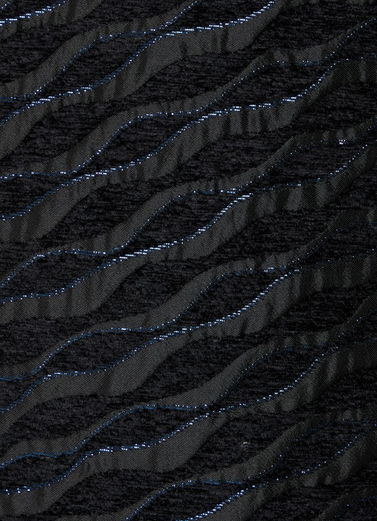 Co'Couture Zebra mini dress with jacquard design and lurex