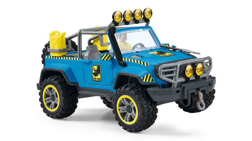Schleich 41464 - Dinosaurier - Geländewagen mit Dino-Außenposten