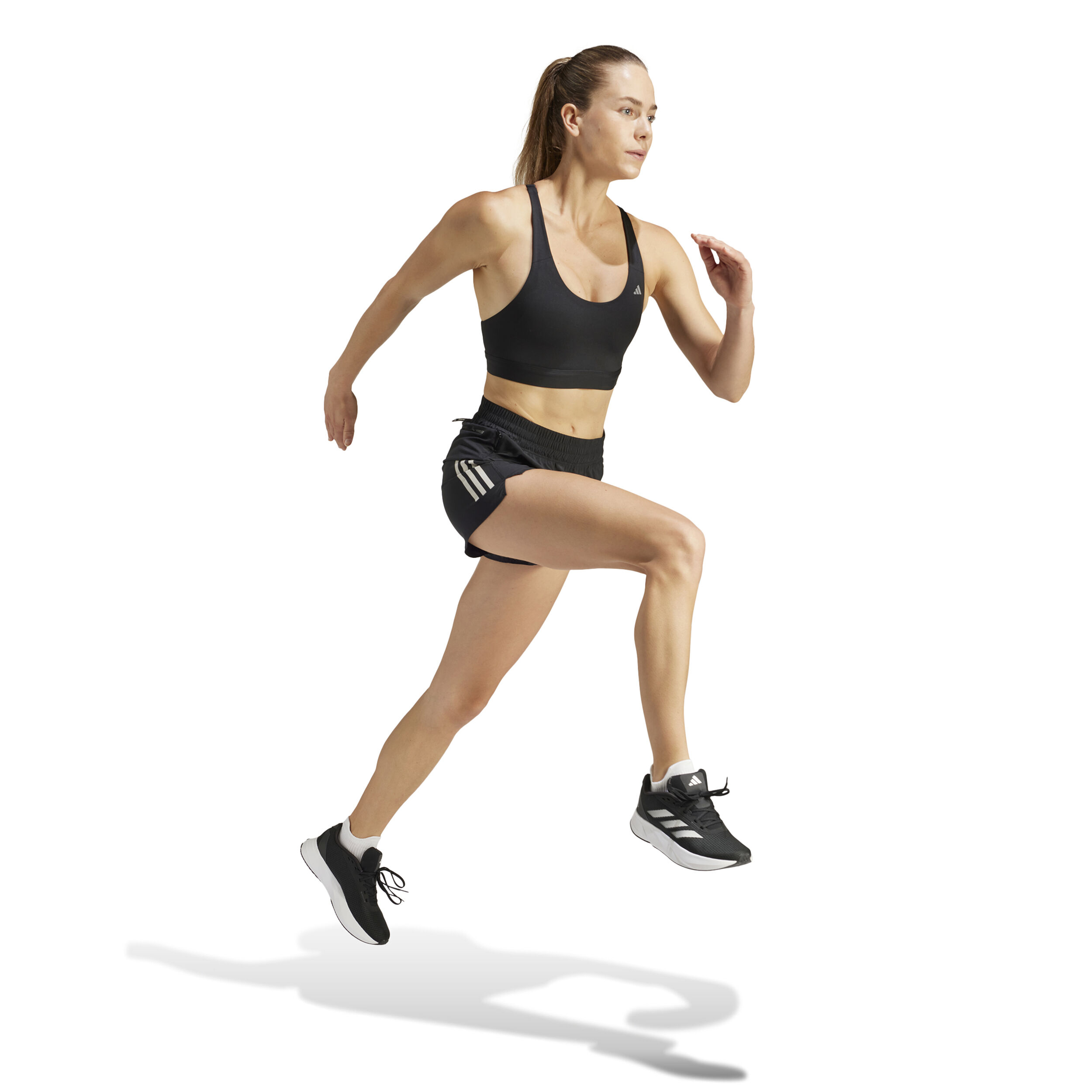 Own The Run 4inch Laufshorts Damen - Schwarz