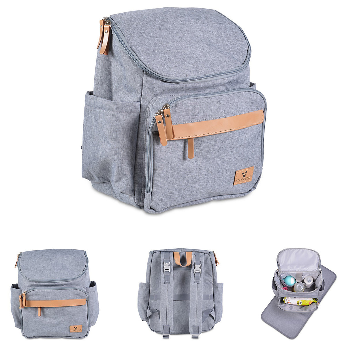 Kinderwagentasche Megan Wickelunterlage Reißverschluss Wickeltaschen