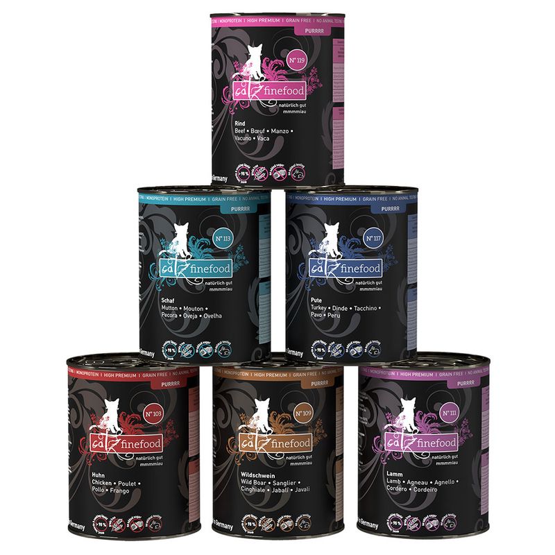 catz finefood Purrrr Dose 6 x 400 g zu TOP-Preisen