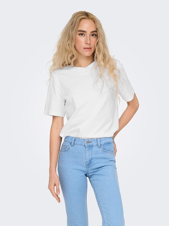 ONLY Shirt in Weiß günstig kaufen