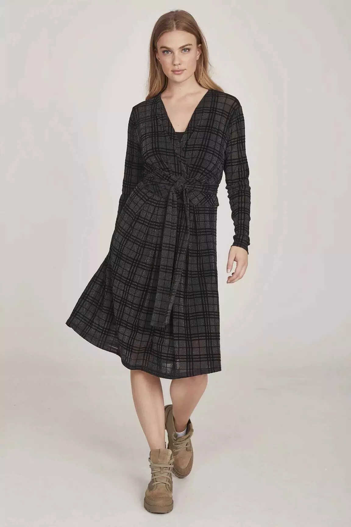 Nu Robes Mi Longues Femme couleur noir
