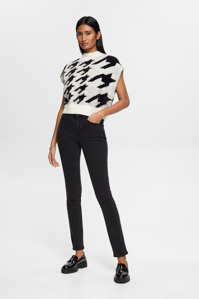 Schwarze Denim-Hose