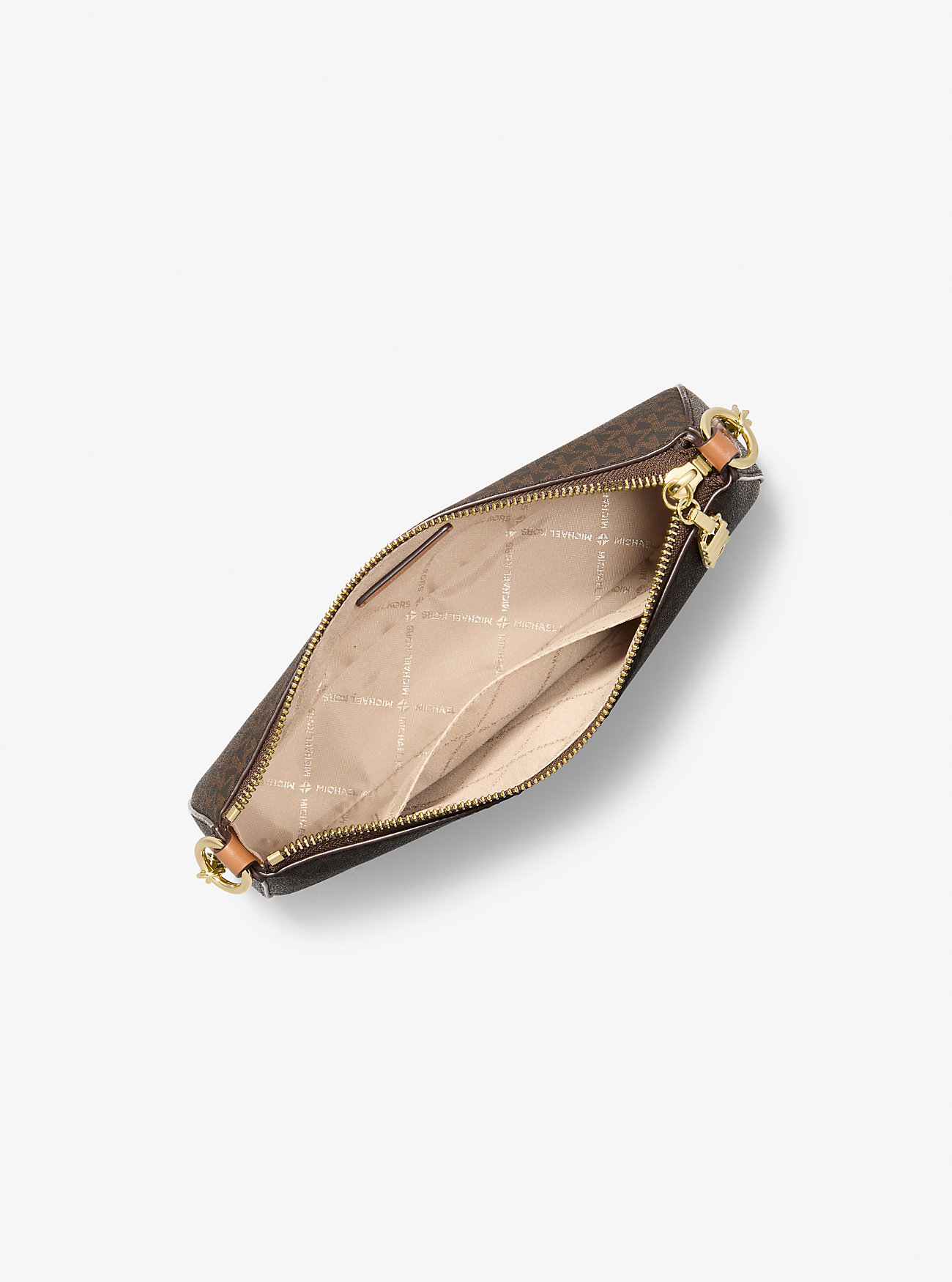 Empire Medium Signature Logo Kjedeleddspose – BRN/ACORN