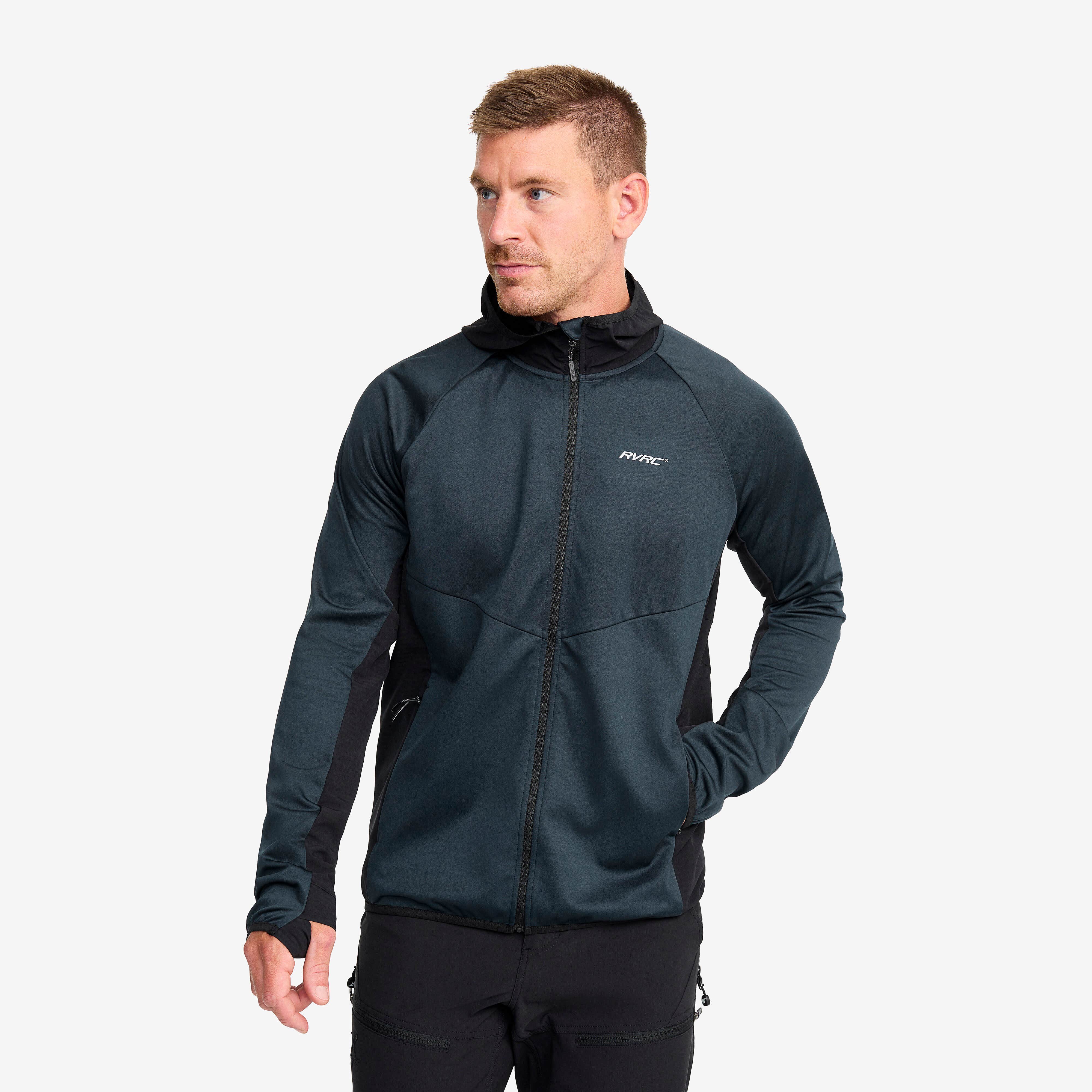 Pace Hooded Wind Jacket Homme Blueberry