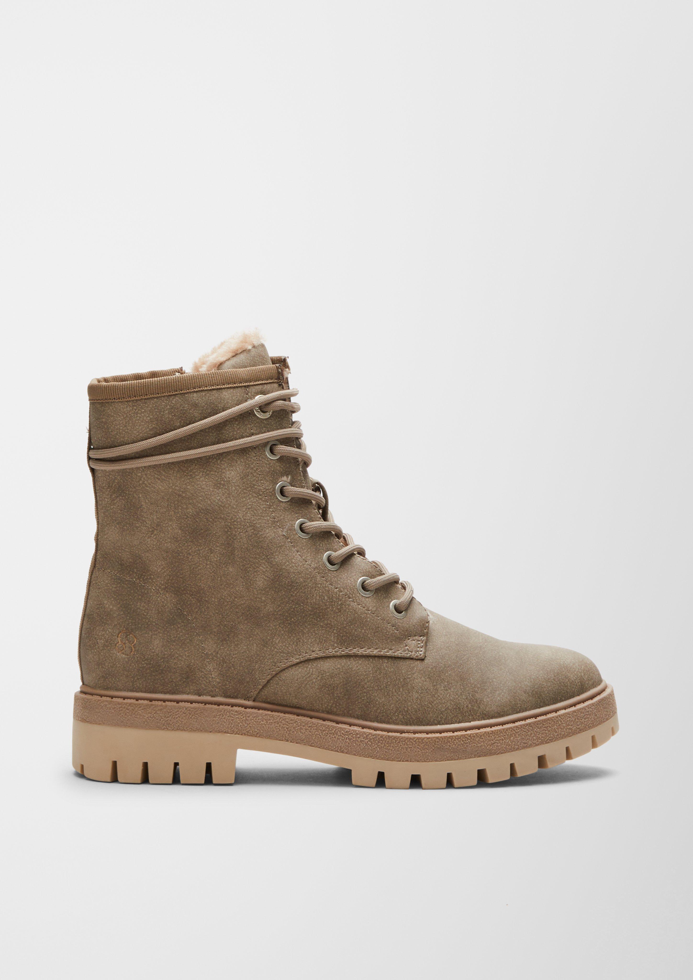 Gefütterte Boots aus Lederimitat  6006578-341
