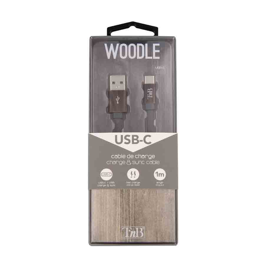 USB-C-Kabel, von t'nb, 1 m, grau, 1 Stück - ATU