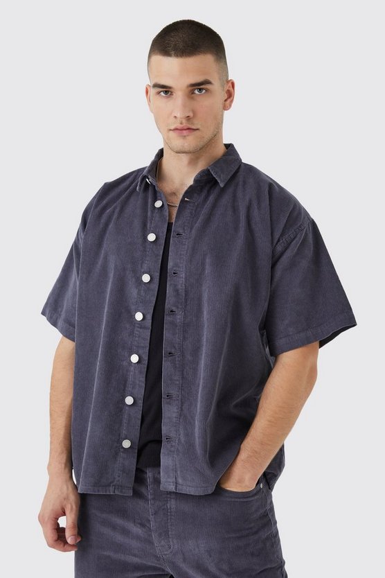 Tall Boxy Fit Cord Shirt