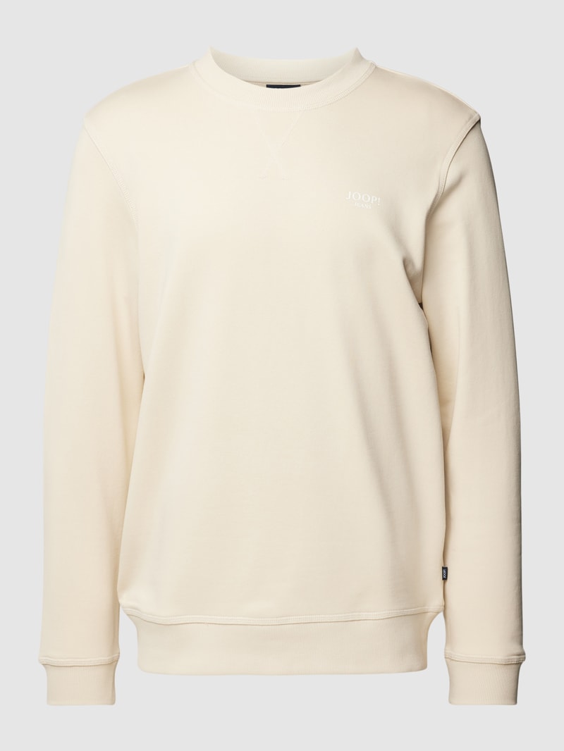 Sweatshirt aus reiner Baumwolle Modell 'Salazar' in weiß