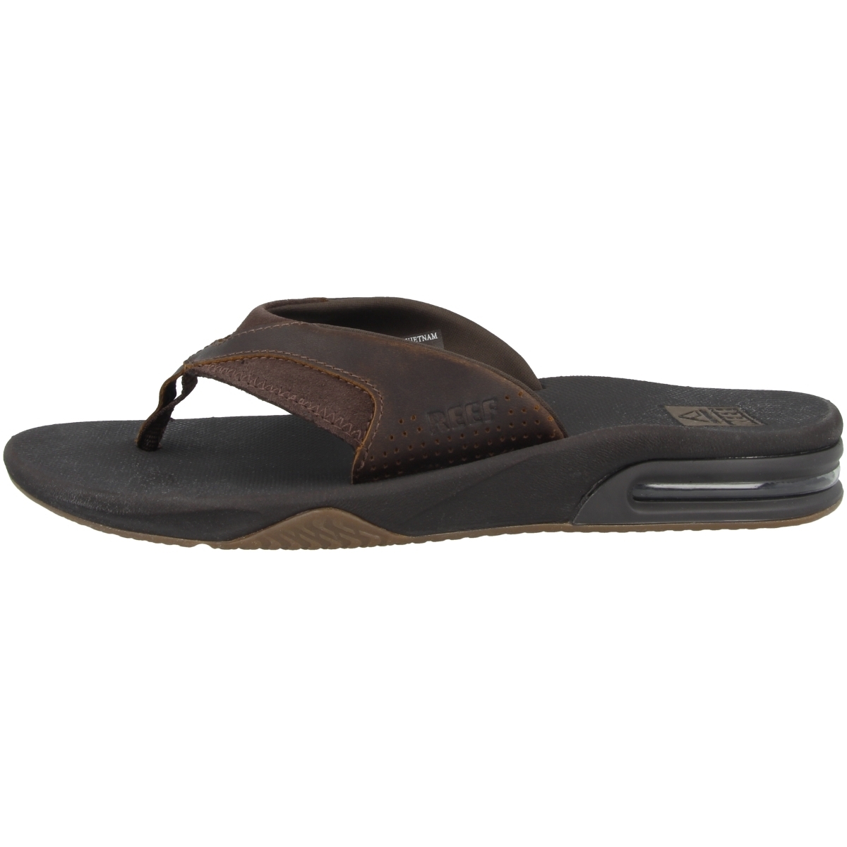 Reef Leather Fanning Zehensandale braun