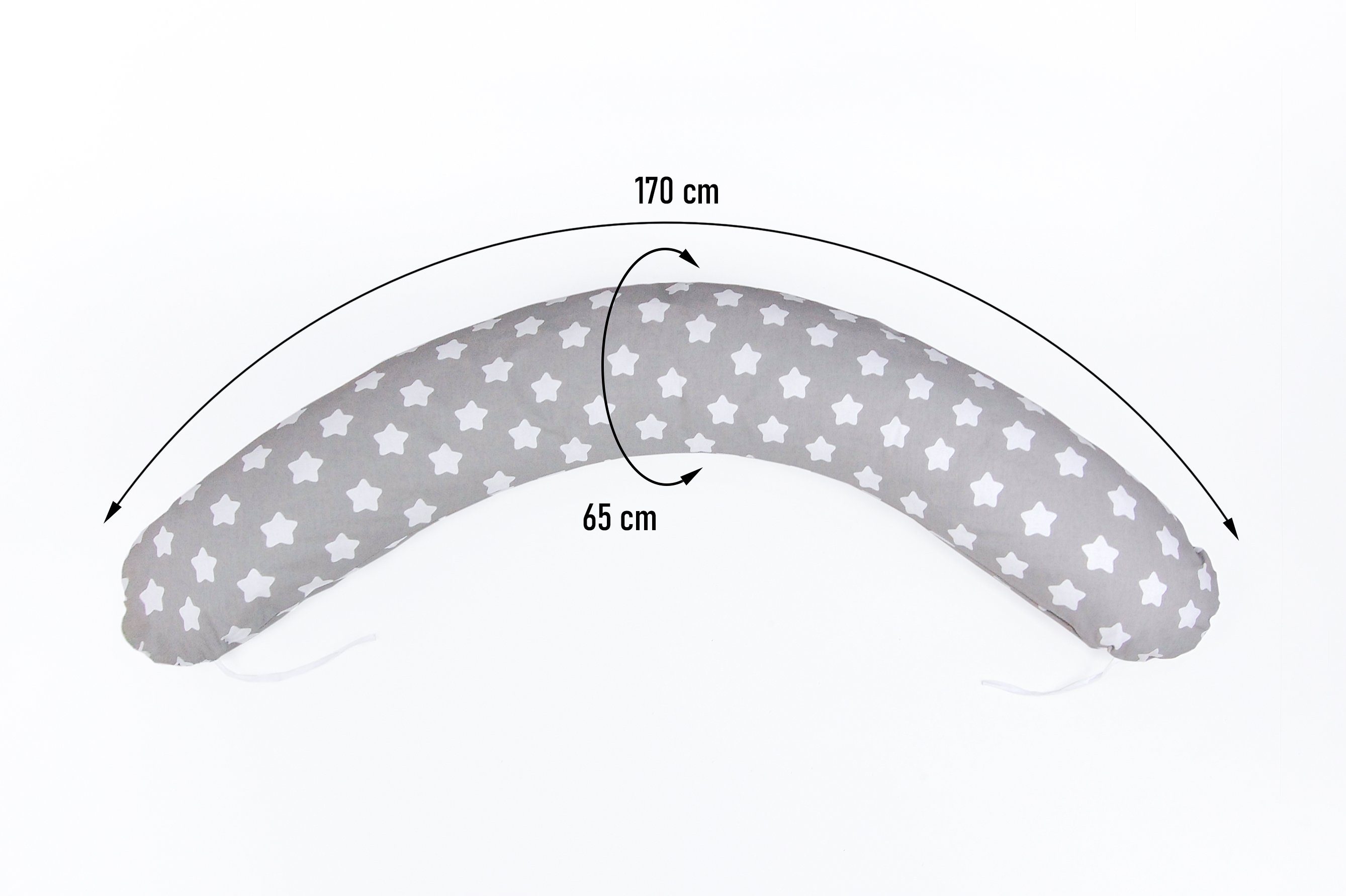 Loolay Stillkissen 100% Bio-Baumwolle LUX Schwangerschaftskissen Seitenschläferkissen, MUSTER: Cute TEDDY; WEICH Füllung + 100% BIO-Baumwolle Kissenbezug, SUPER BABYGESCHENK 170 cm Stillkissen + abnehmbar Bezug, LOOLAY® - 100% Europäische Stoffe und