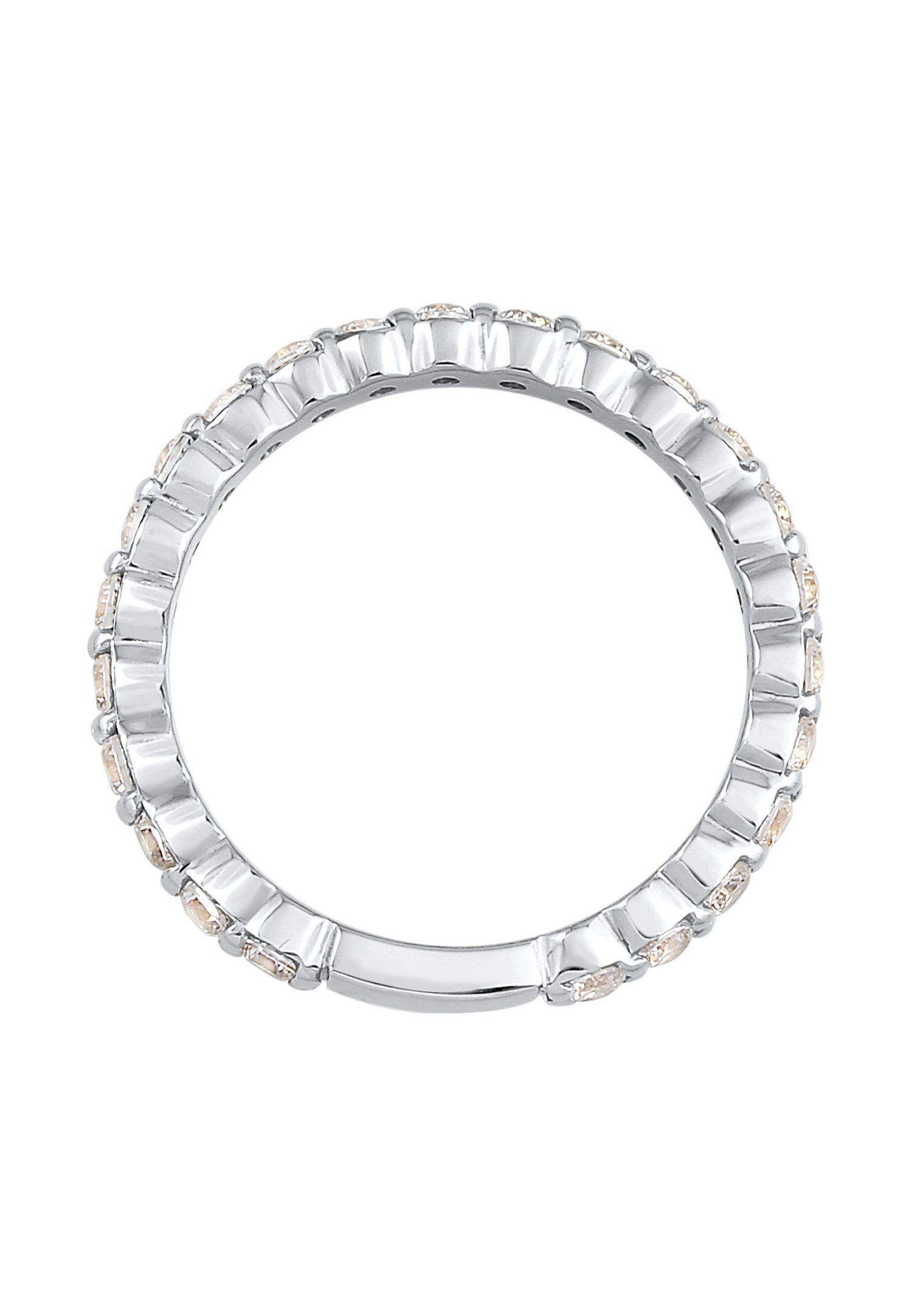 Elli Damen-Ring mit funkelnder Memory-Funktion und Zirkonia-Kristallen aus 925er Sterlingsilber