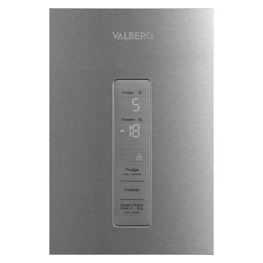 Réfrigérateur-congélateur VALBERG CNF 378 A X625C
