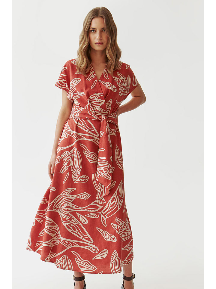 TATUUM Kleid in Weiß/ Rot günstig kaufen