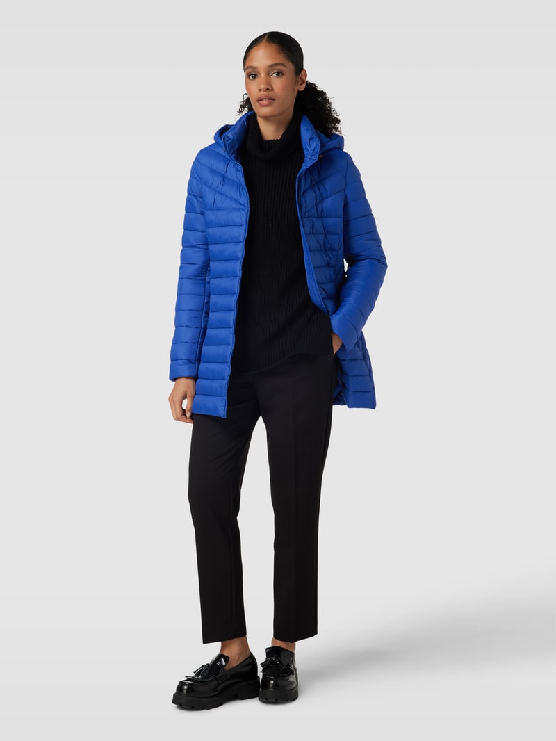Steppjacke mit Reißverschlusstaschen in royalblau