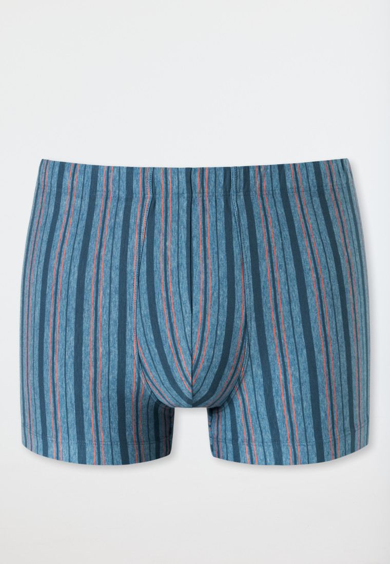 Shorts blau-meliert gestreift - 95/5