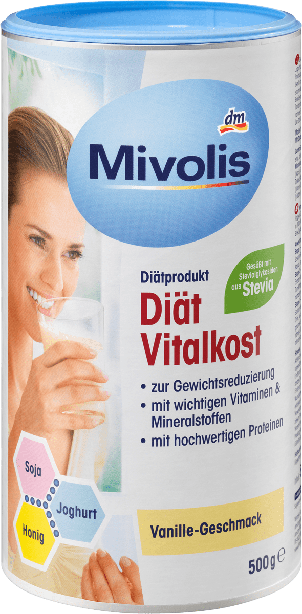 Diät Shake, Vitalkost Vanille, 500 g