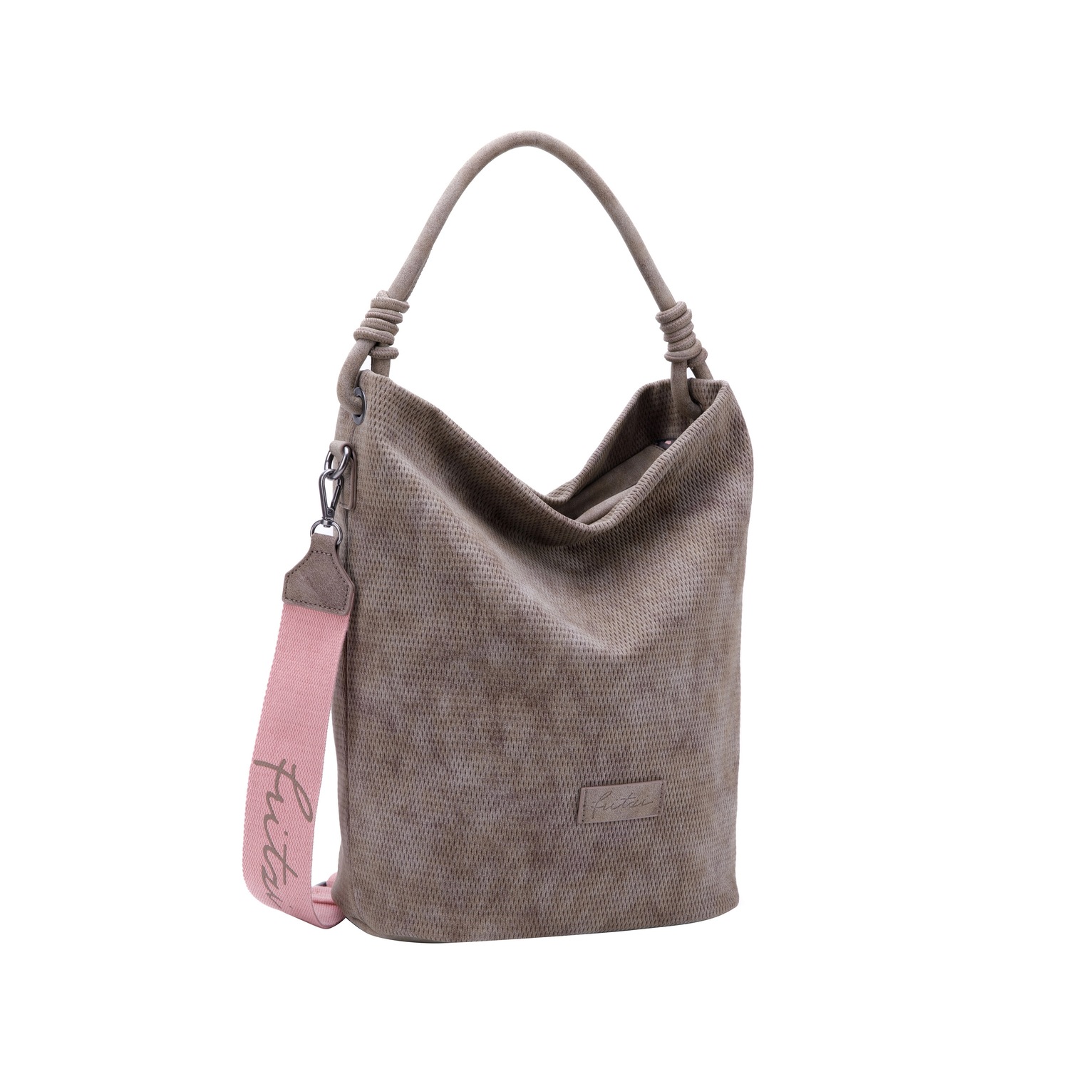 Schultertasche Juky02 mit dekorativen Knotenelementen