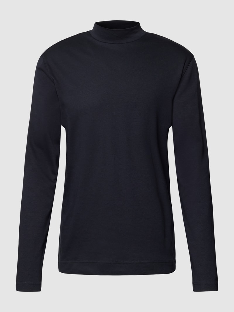 Pullover mit Turtleneck in marineblau