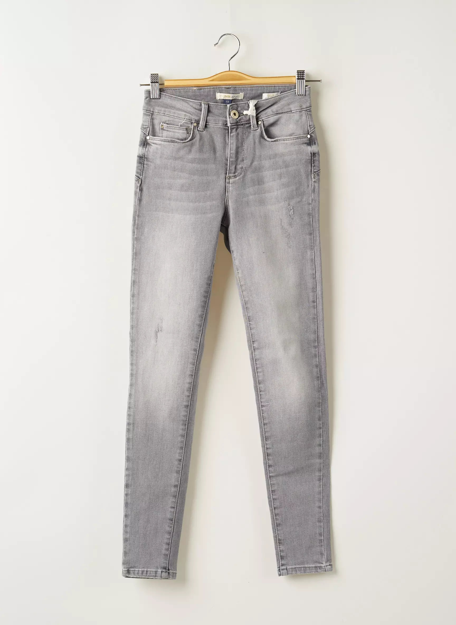 Fracomina Jeans Coupe Slim Femme couleur gris