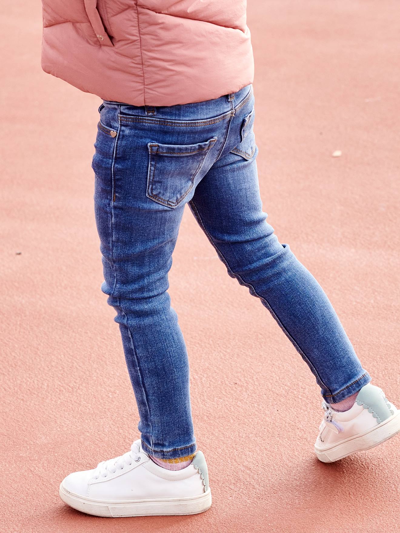 Vertbaudet Mädchen Skinny-Jeans BASIC - blau