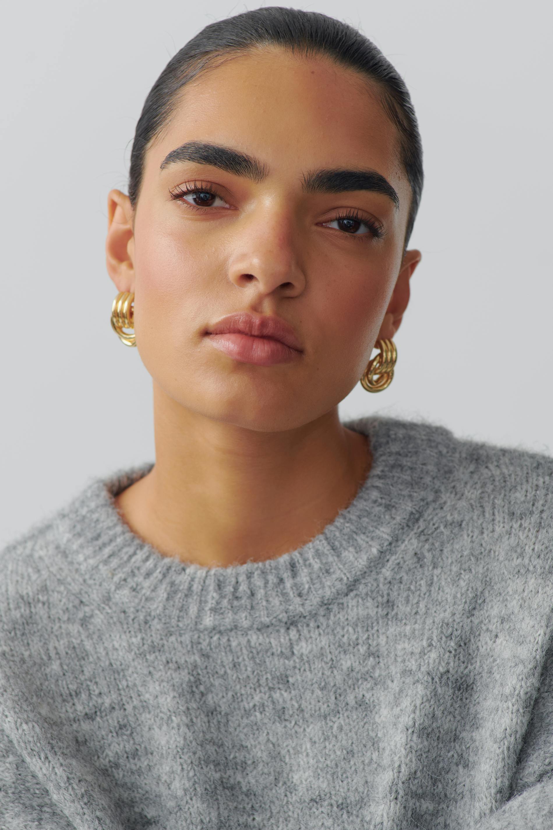 Boxy knitted sweater