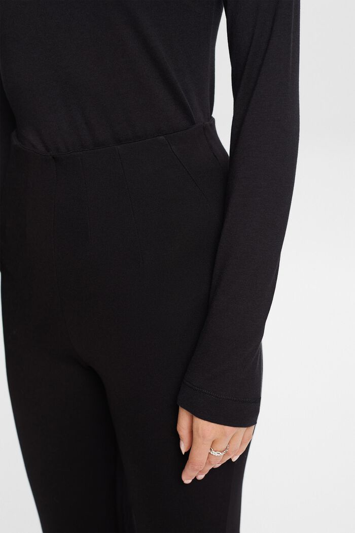 Hose aus Punto-Jersey mit weitem Bein