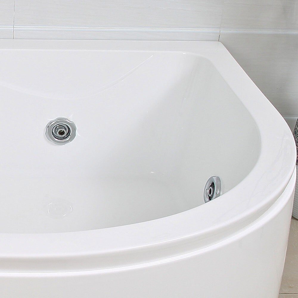 HOME DELUXE Whirlpool-Badewanne Indoor Whirlpool BLUE OCEAN - XL 180 x 120 cm Rechts, Eckwanne, 2 Personen
