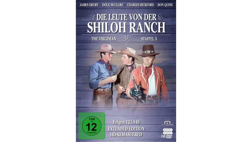 Die Leute von der Shiloh Ranch - Staffel 5 (HD-Remastered) (Fernsehjuwelen)  [10 DVDs]