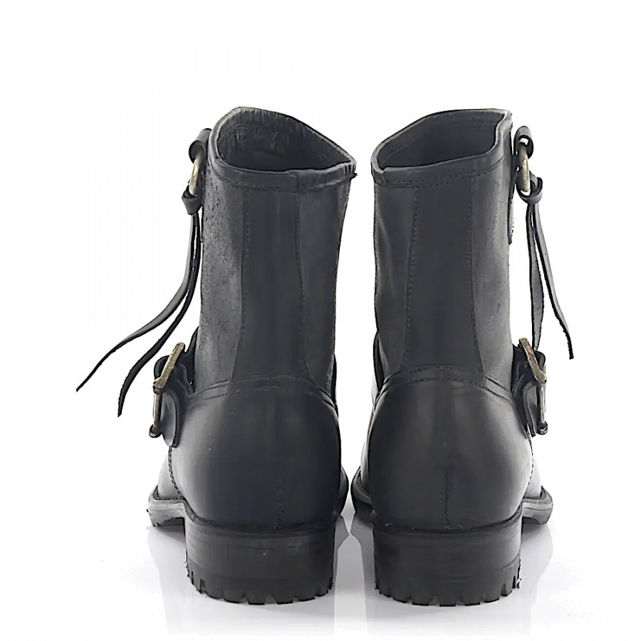 Budapester - Stiefeletten Kalbsleder - blau