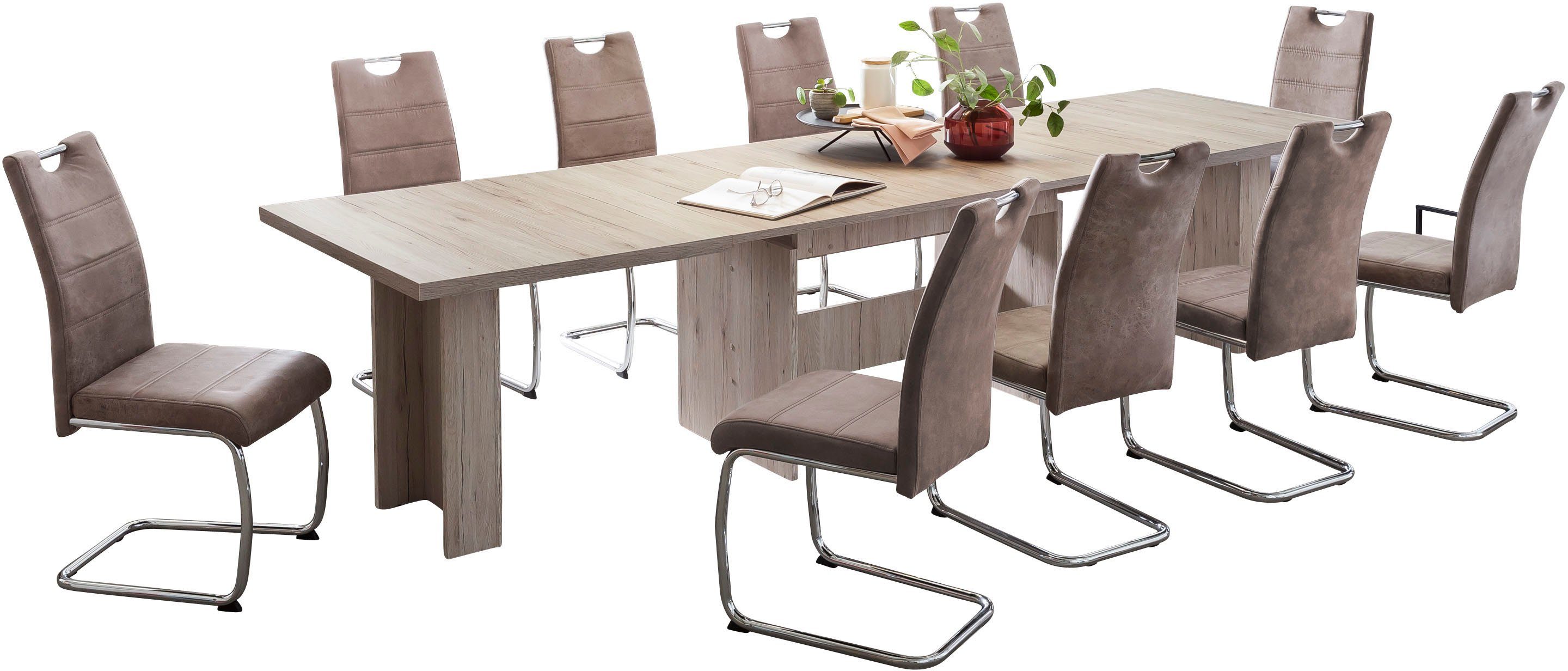 HELA Essgruppe, (Set, 11-tlg), Ausziebar 160 - 300 cm