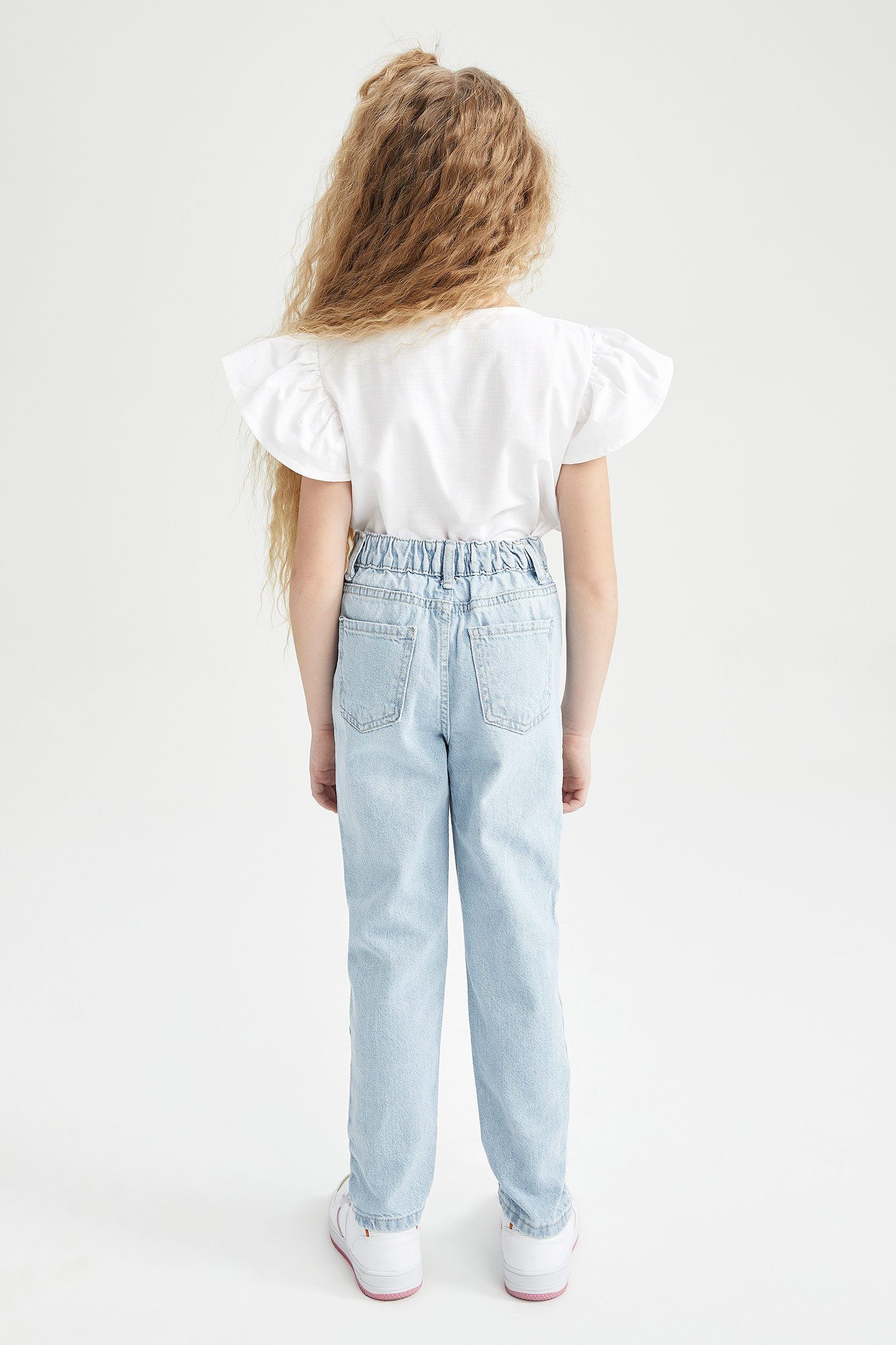 DeFacto Regular-fit-Jeans Mädchen Regular-fit-Jeans MOM FIT