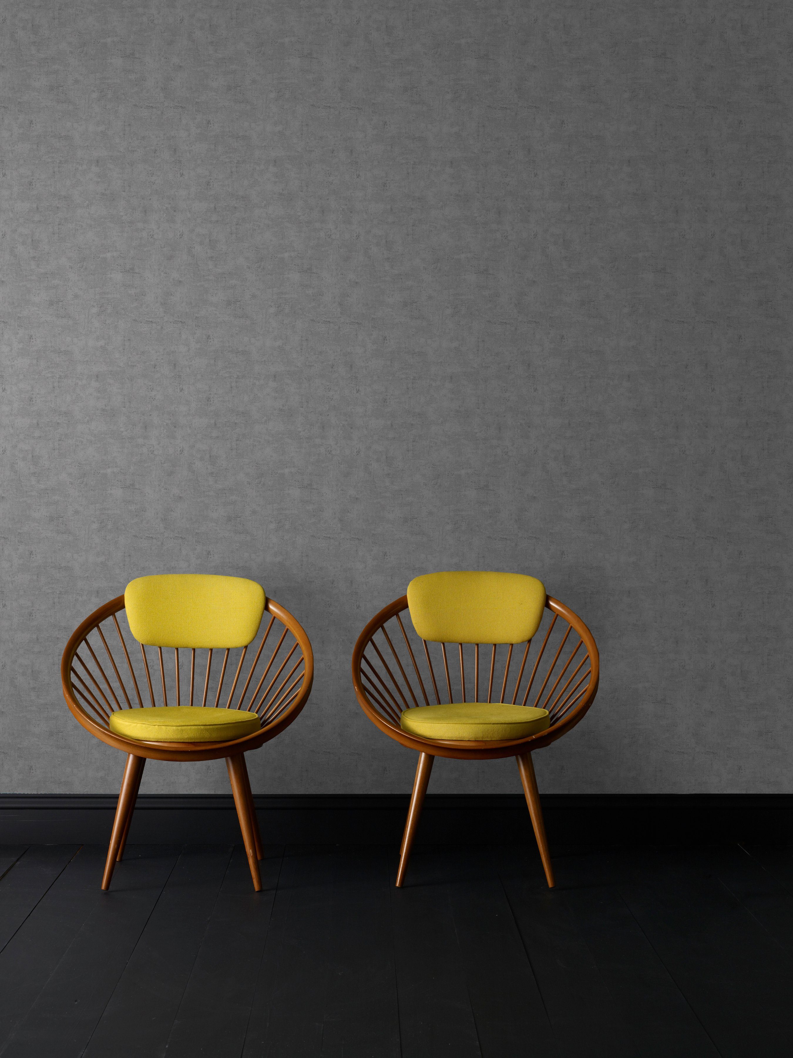 WOW Vliestapete Linien Beton, Steinoptik, (1 St), Grau - 10m x 52cm