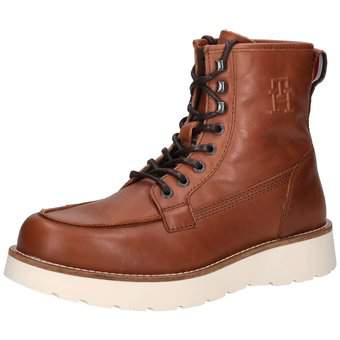 Tommy Hilfiger Th American Schnür Boots in braun