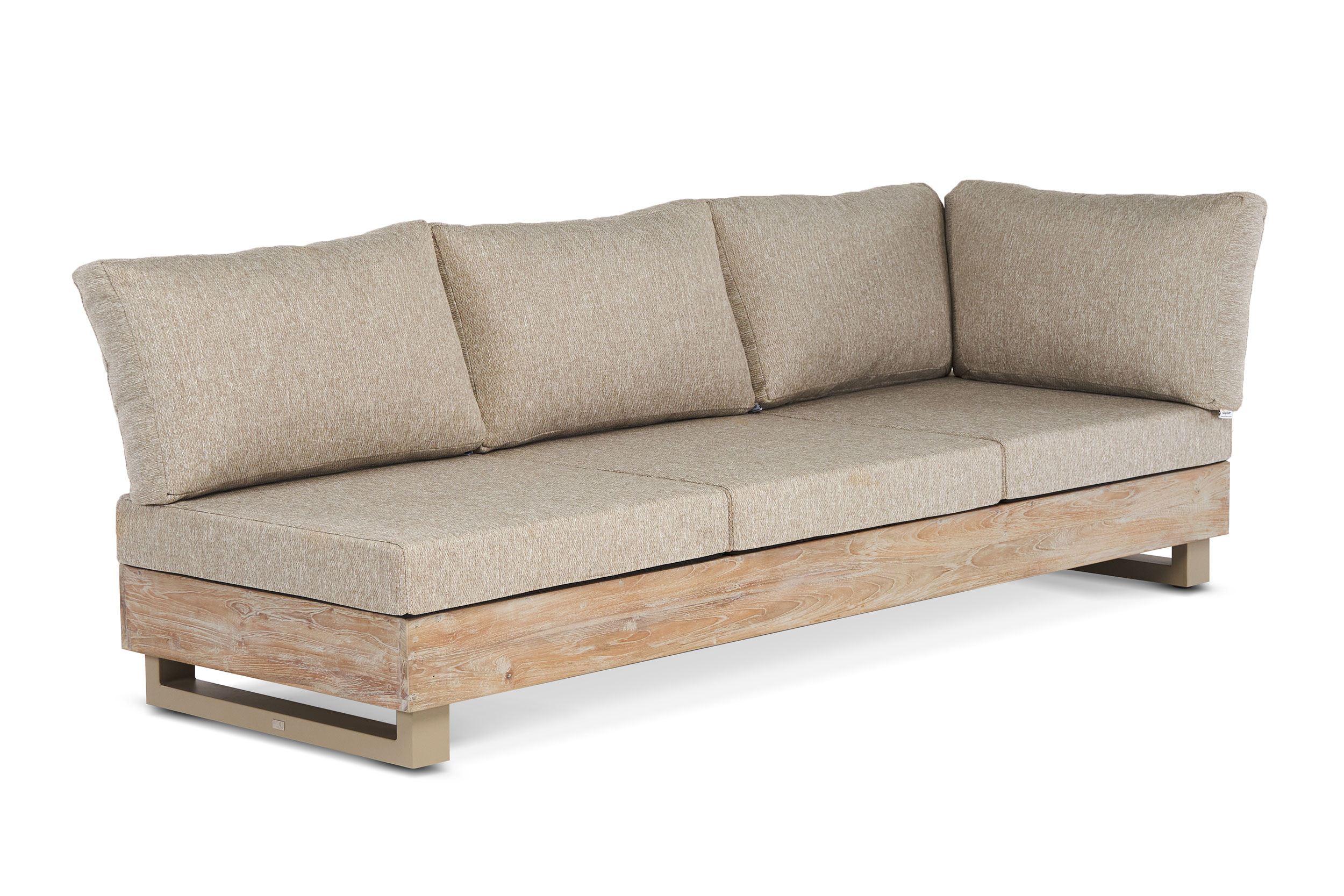 OUTDOORGartensofaset Teak 3 tlg.