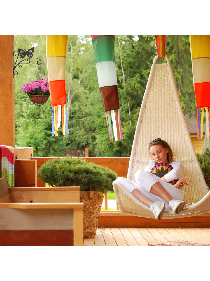 relaxdays Blumenhaken Schmetterling in Schwarz günstig kaufen onesize