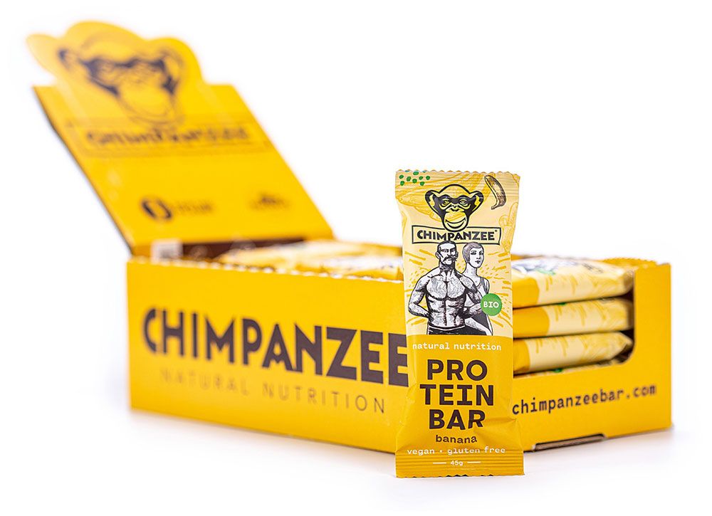 Chimpanzee Protein Bar Vegan 25x45g Box kaufen | Bike-Discount