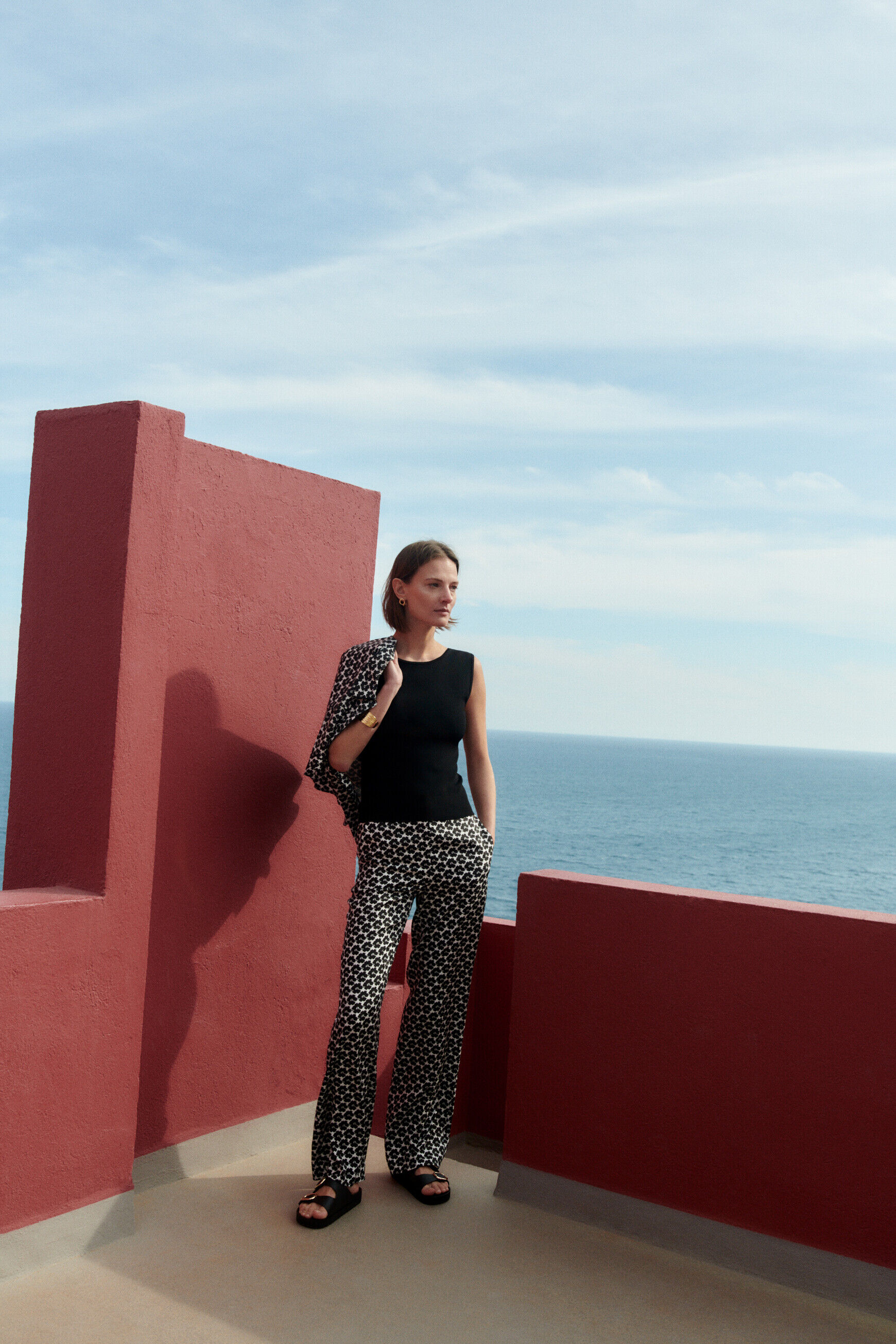Pantalon pmarcel noir femme