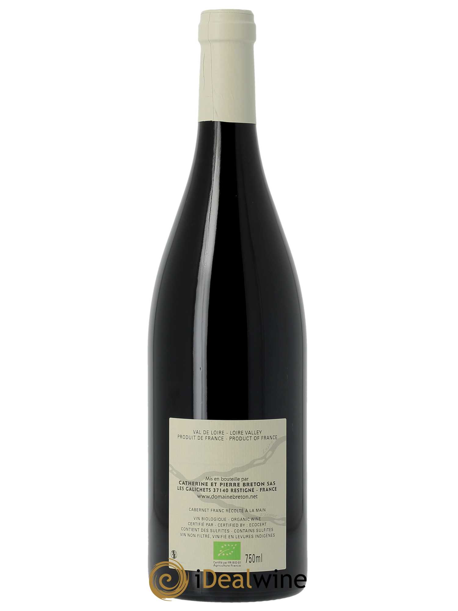 Bourgueil Nuits d'ivresse Catherine et Pierre Breton  2021 - Lot de 1 Bouteille
