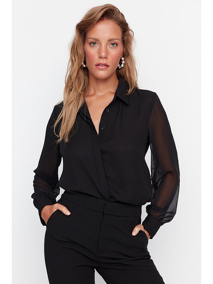 trendyol Bluse in Schwarz günstig kaufen