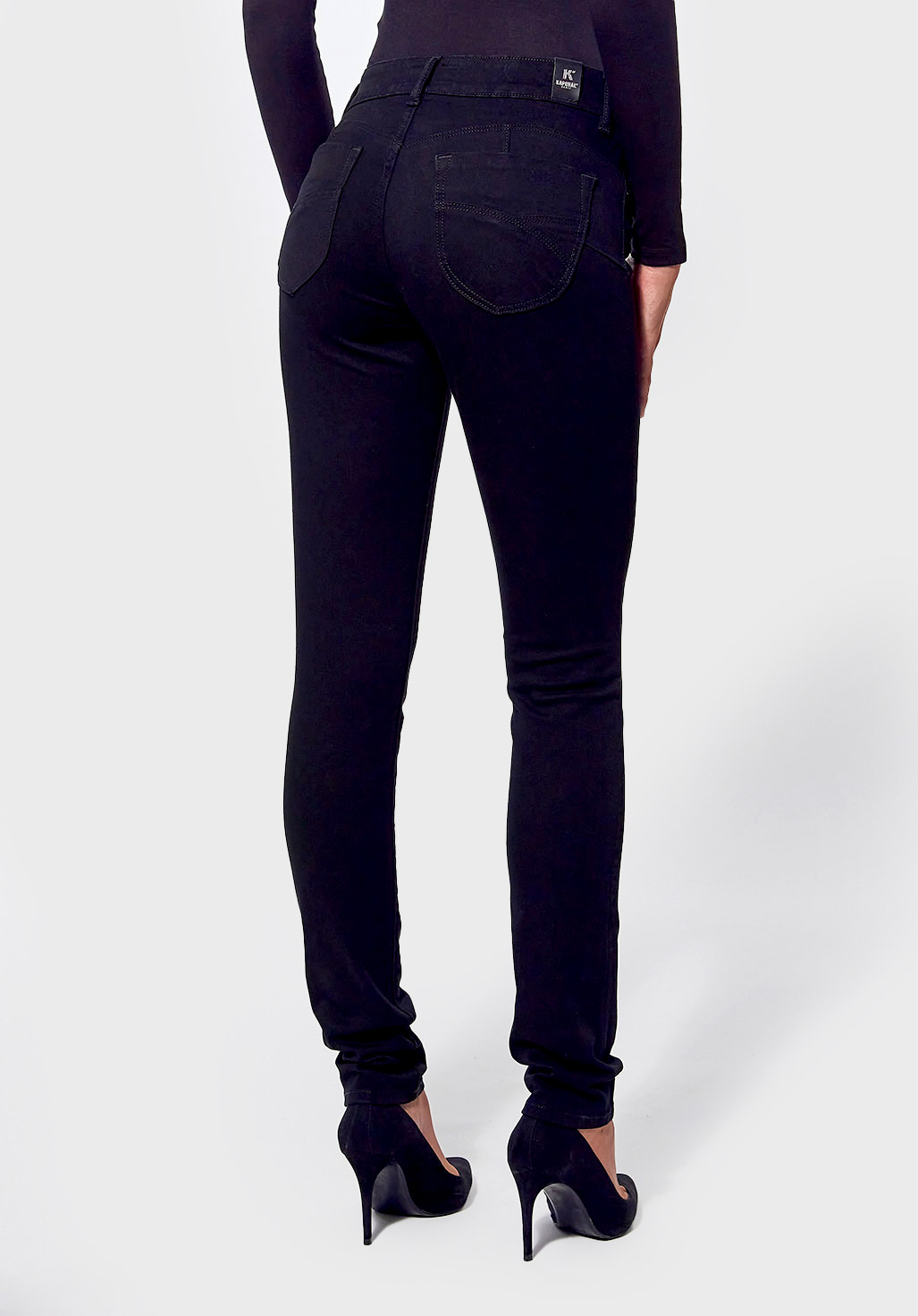 FLORR  Jean slim Femme noir
