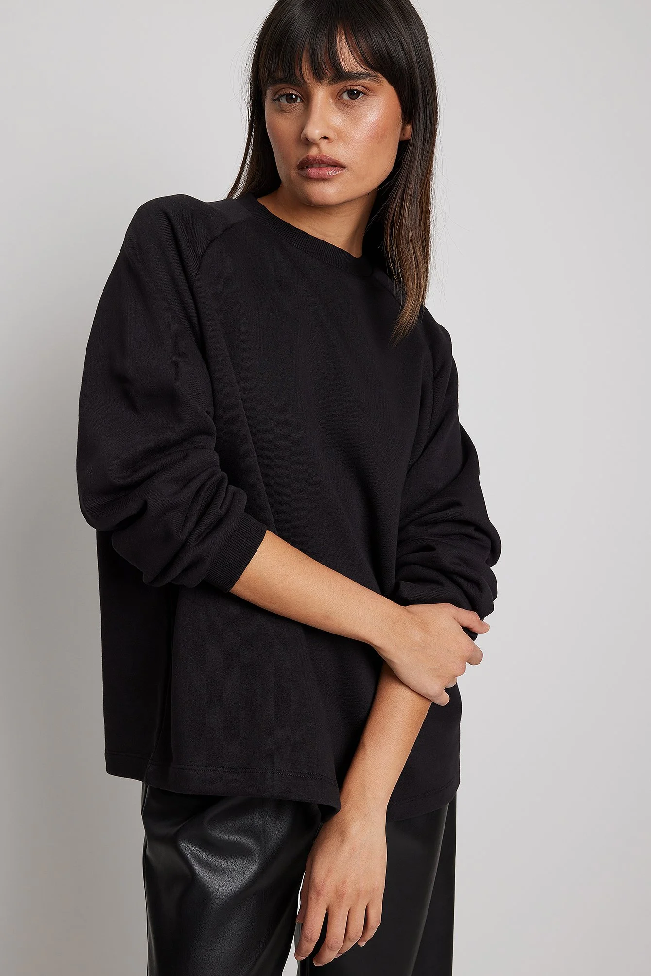 Langer Basic-Pullover