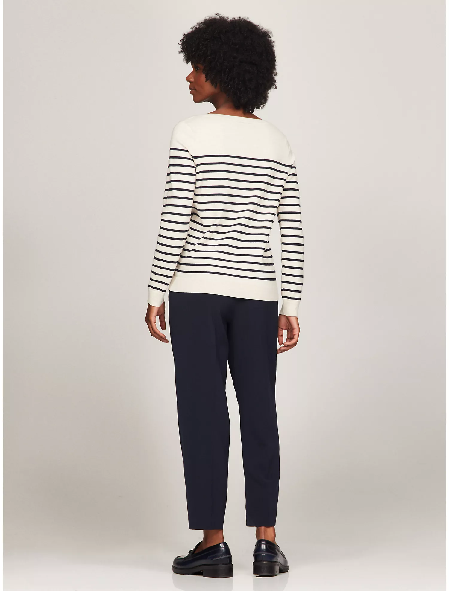 Stripe Boatneck Sweater