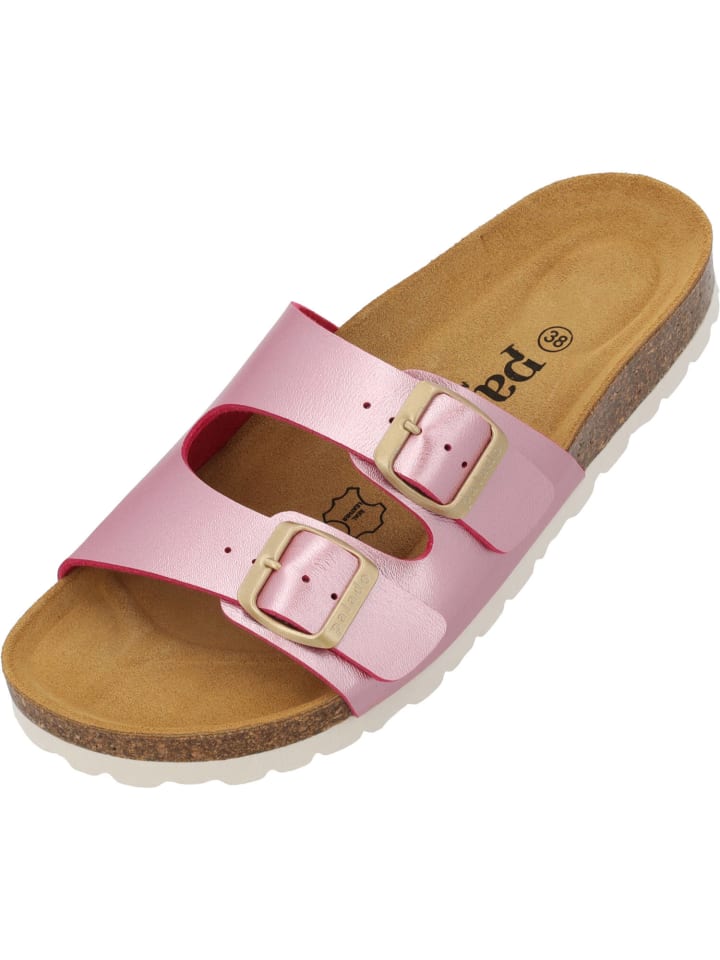 palado Pantoletten in Pink Metallic günstig kaufen